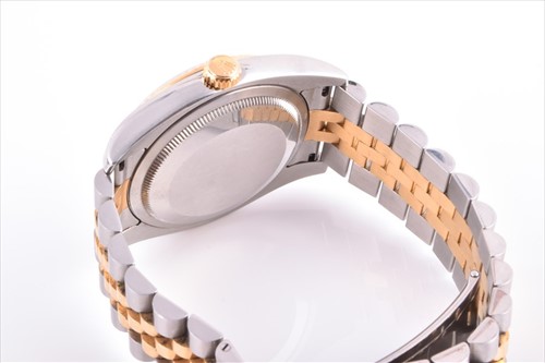 Lot 432 - A Rolex DateJust Rolesor ref. 116237 diamond...