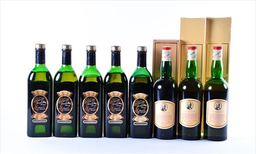 Lot 399 - Three boxed bottles of Glenlivet Highland Malt...