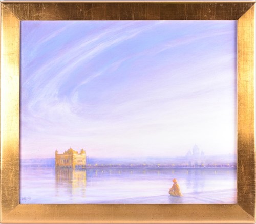 Lot 36 - Derek Hare (1945) English 'Evening at the...