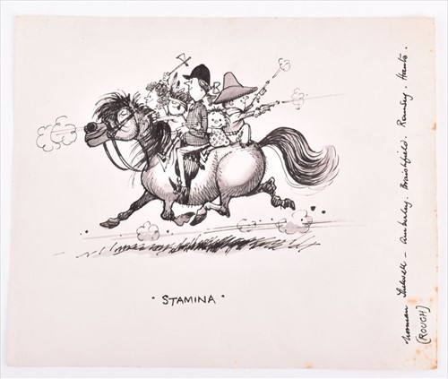 Lot 89 - Norman Thelwell (1923-2004) British 'Stamina',...