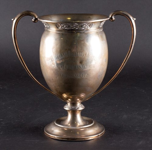 Lot 359 - An Edwardian Irish silver billiards trophyÂ ...