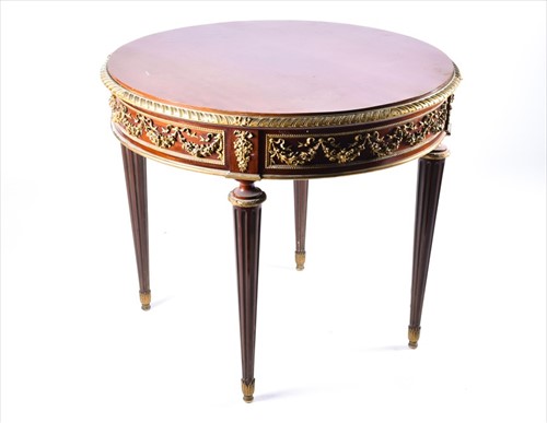 Lot 75 - A late 19th century Louis XVI style ormolu...