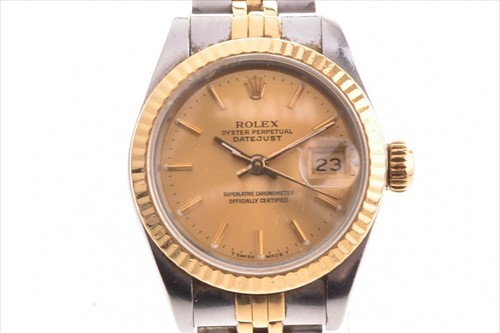 Lot 321 - A 1987 ladies Rolex DateJust Rolesor ref....