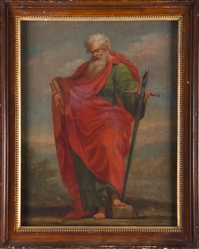 Lot 37 - Italian School, 19th century depicting Saint...