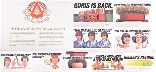 Lot 64 - A group of nine official posters for the...