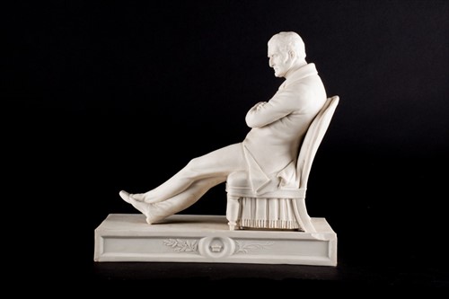 Lot 192 - A 19th century Coalbrookdale Parian figure of...