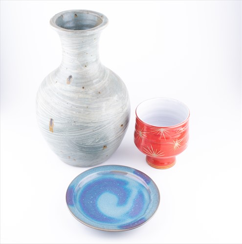 Lot 237 - A Charles Vyse (Chelsea) Chun glaze ceramic...