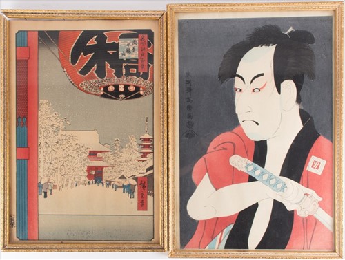 Lot 147 - A Japanese woodblock print after Utagawa...