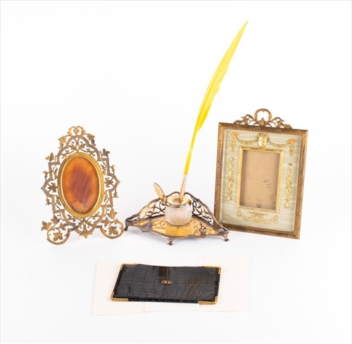 Lot 270 - A French early 20th century bronze mounted...