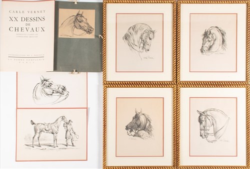 Lot 50 - After Carle Vernet (1758-1836) French four...