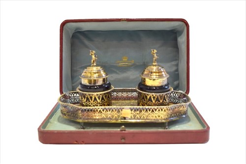 Lot 337 - A late Victorian / Edwardian silver gilt...
