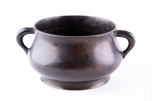 Lot 152 - A Qing dynasty Chinese bronze censorÂ ...