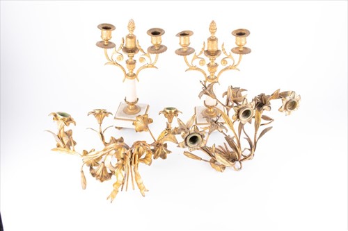 Lot 221 - A pair of French Belle Epoque period...