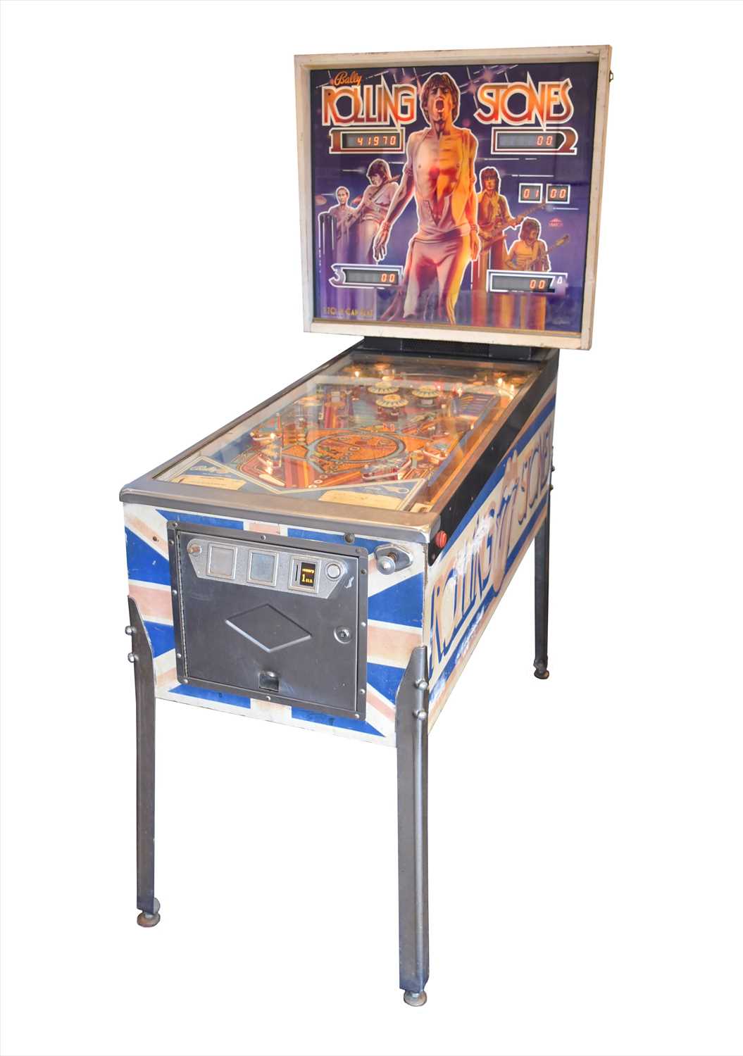 Lot 184 - A rare Rolling Stones Bally 1980 pinball...