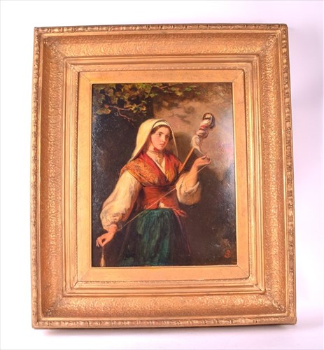 Lot 40 - Abraham Solomon (1824 - 1862) British 'Young...