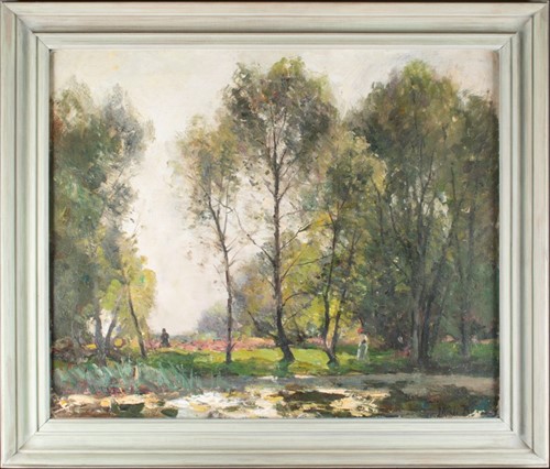 Lot 37 - John Noble Barlow (1861-1917) English 'Spring...