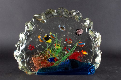 Lot 205 - A late 20th century Italian Murano glass large...