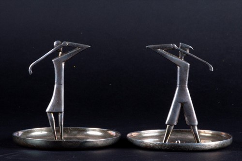 Lot 233 - Franz Hagenauer: A pair of Art Deco white...
