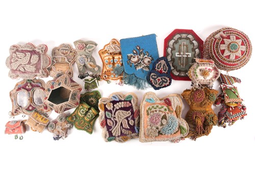 Lot 31 - A quantity of 19th-century hand-worked...