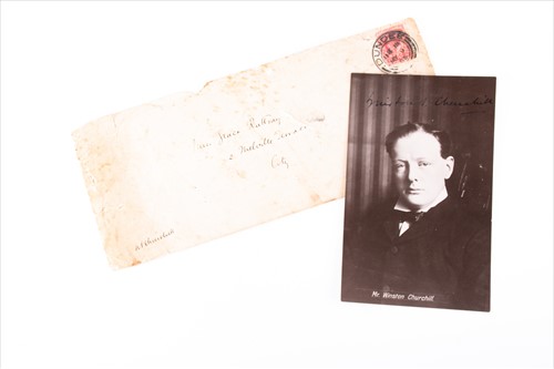 Lot 479 - Sir Winston Churchill: a signed Reginald...