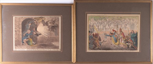 Lot 108 - James Gillray (1757-1815) British Two...