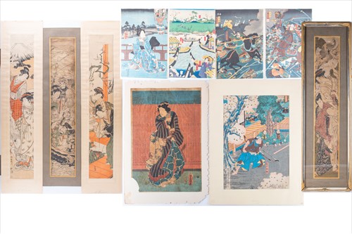 Lot 179 - Kuniyoshi Utagawa (1797-1861) Japanese a two...