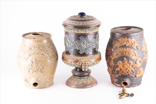 Lot 248 - A late 19th century Doulton Lambeth stoneware...