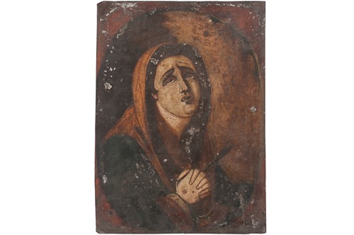 Lot 6 - Spanish Colonial School, 19th century...