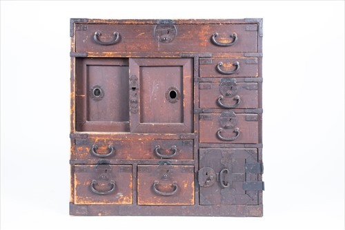 Lot 171 - A 19th century Chinese metal mounted campaign...