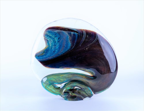 Lot 250 - A rare, impressive and large Mdina Glass...