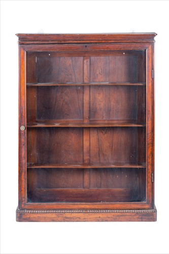 Lot 134 - A George III mahogany wall mounted narrow...