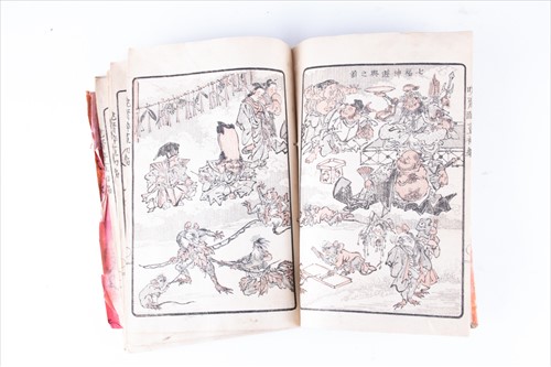 Lot 189 - A 19th century Japanese woodblock print 'ehon'...