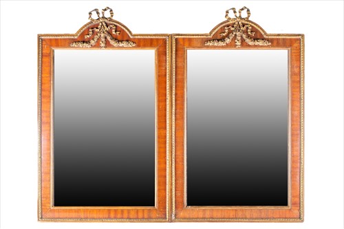 Lot 147 - A pair of French Louis XVI style ormolu...