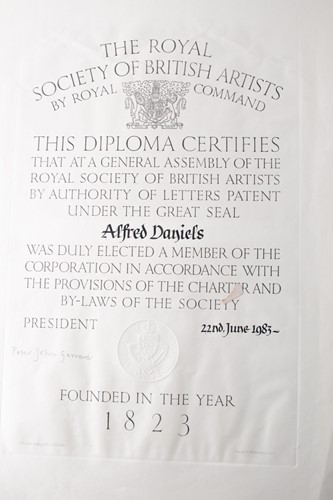Lot 23 - Alfred Daniels RBA RWS (1924-2015) British The...