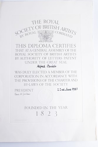 Lot 23 - Alfred Daniels RBA RWS (1924-2015) British The...