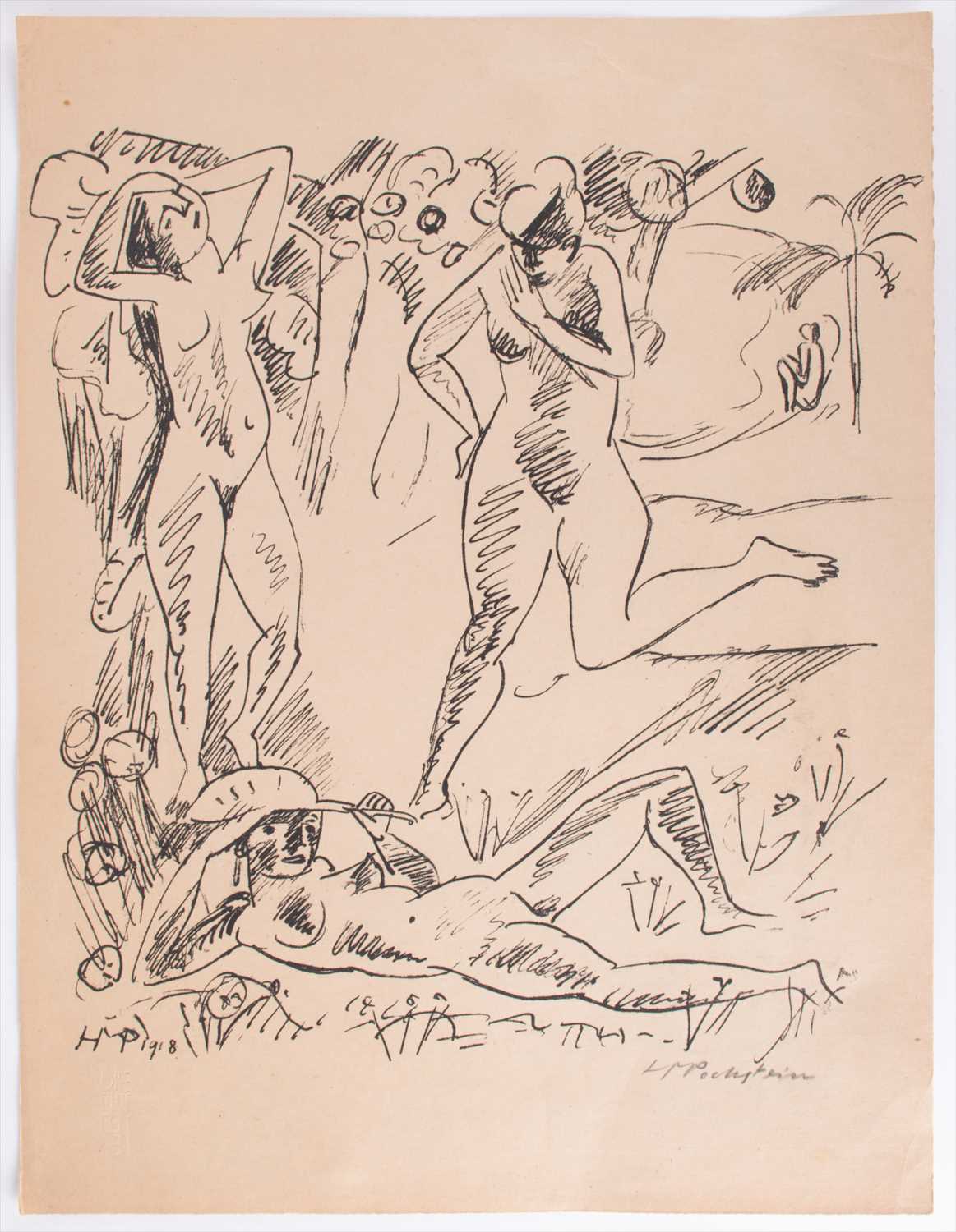 Lot 74 - Hermann Max Pechstein (1881-1955) German...