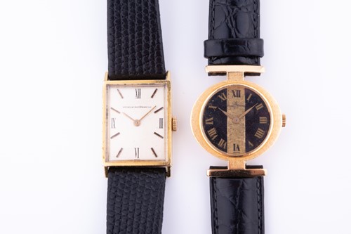 Lot 365 - A Baume & Mercier 18 carat gold ladies...