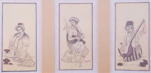 Lot 60 - Persian School, 19th-20th century depicting a...
