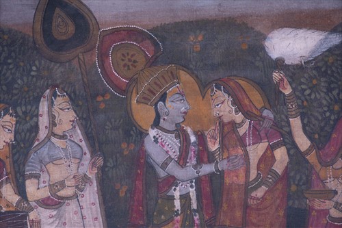 Lot 61 - Rajput School, 20th century depicting an...