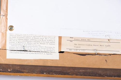 Lot 64 - Henry Thomas Alken (1785-1851) British ‘The...