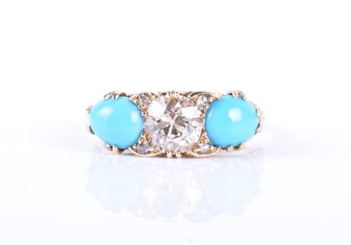 Lot 45 - A late 19th / early 20th century 18ct yellow...