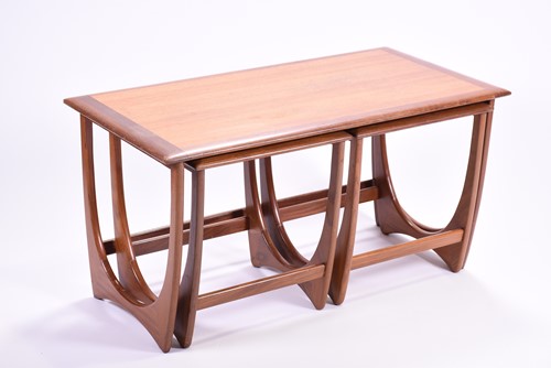 Lot 523 - A G Plan nest of three tables, comprising...