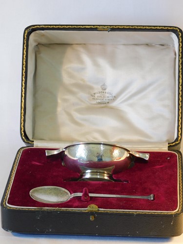 Lot 448 - A George v silver quaich, Adie Brothers Ltd,...