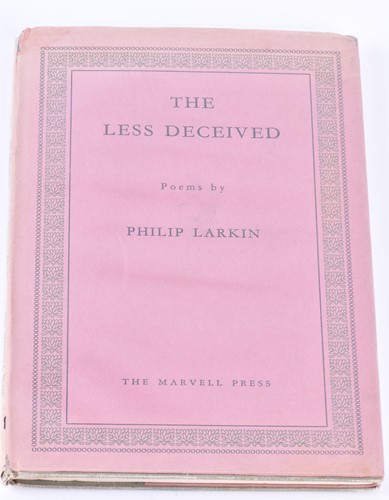 Lot 576 - 'The Less Deceived', a collection of poems by...