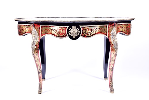 Lot 514A - A 19th century French ormolu mounted ebonised...