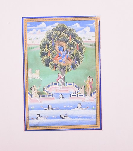 Lot 170 - Indian School, 19th century, Gopis pleading...