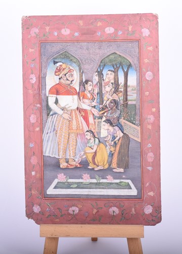 Lot 192 - Indian school, 19th century, full length...