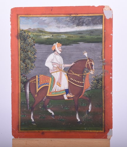 Lot 193 - Indian school, 19th century, Royal Prince on...