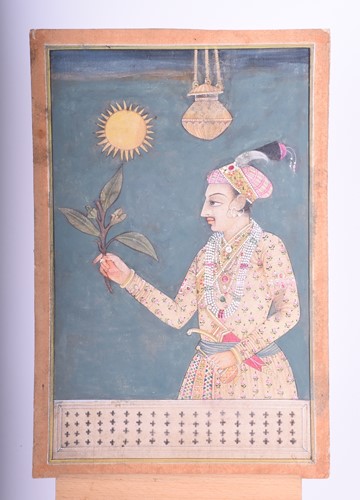 Lot 293 - Indian School, 19th century, A Mughal Shah...