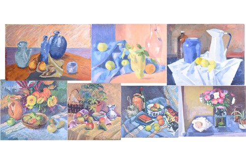 Lot 63 - Modern British School, a small collection of...